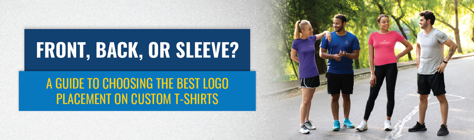 Front, Back, or Sleeve? A Guide to Choosing the Best Logo Placement on Custom T-Shirts