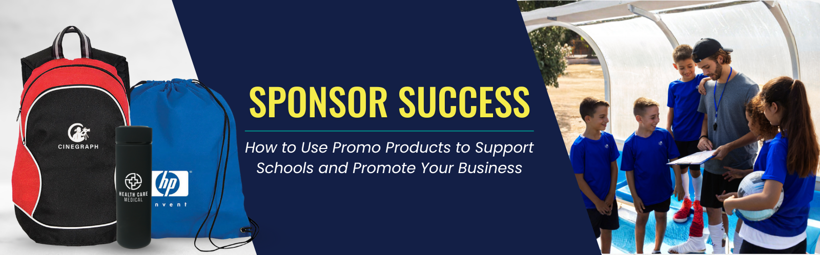 Sponsor Success: How to Use Promo Products to Support Schools and Promote Your Business