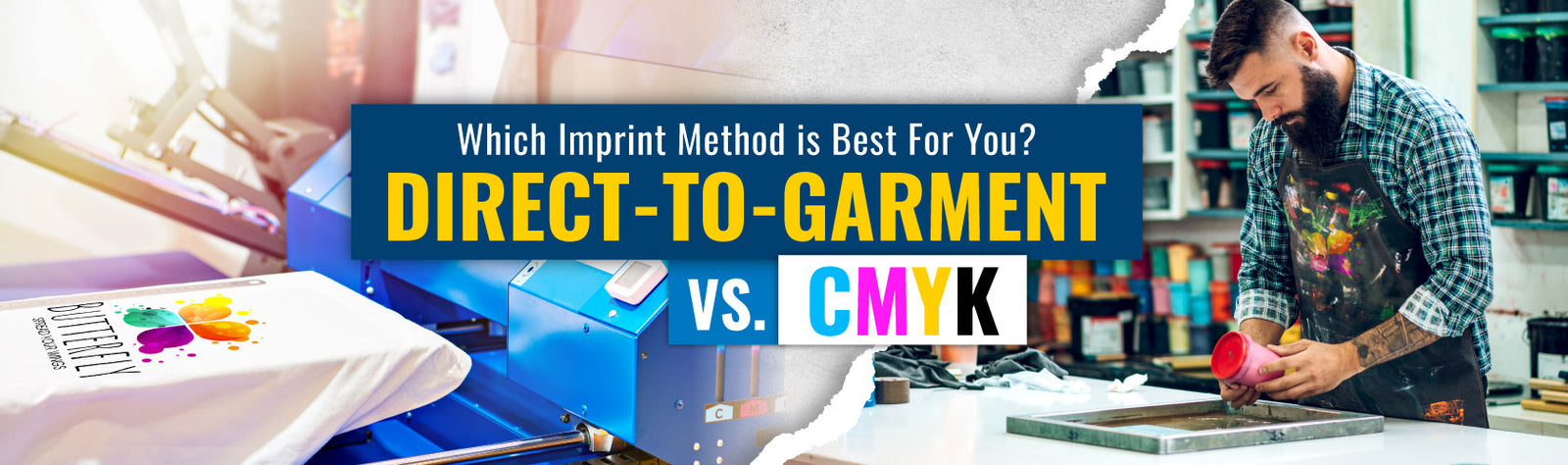 Direct-to-Garment vs. CMYK: Which Imprint Method is Best For You?