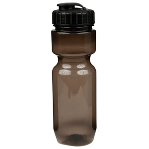 22 oz. Translucent Contour Bike Bottle - Translucent Smoke With Black Lid