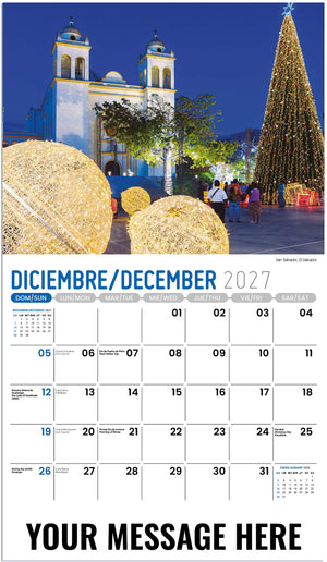 Beauty of Latin America (Bilingual) - 2027 Promotional Calendar