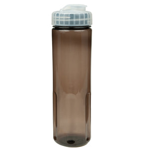 24 oz Prestige Bottle with Flip Top Lid - Translucent Smoke With Clear Lid