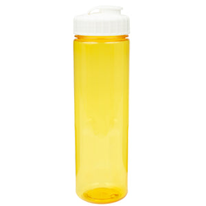 24 oz Prestige Bottle with Flip Top Lid - Translucent Yellow With White Lid