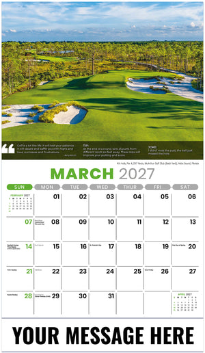 Golf Tips - 2027 Promotional Calendar