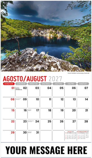 Beauty of Latin America (Bilingual) - 2027 Promotional Calendar