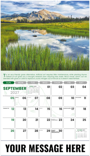 Go Green - 2027 Promotional Calendar