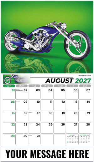 Motorcycle Mania - 2027 Promotional Calendar