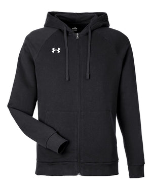 Under Armour Men's Rival Fleece Full-Zip - Black/ White