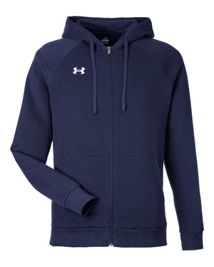 Under Armour Men's Rival Fleece Full-Zip - Midnight Navy/ White