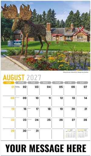 Scenes of Western Canada - 2027 Promotional Calendar