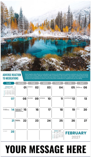 Health Tips - 2027 Promotional Calendar