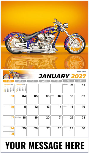 Motorcycle Mania - 2027 Promotional Calendar