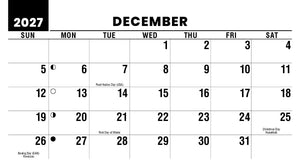 Motivation 2027 Promotional Desk Calendar