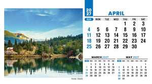 Scenes of America 2027 Promotional Desk Calendar