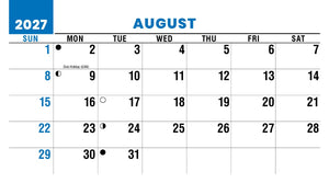 Scenes of America 2027 Promotional Desk Calendar