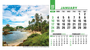 Sun, Sand & Surf 2027 Promotional Desk Calendar