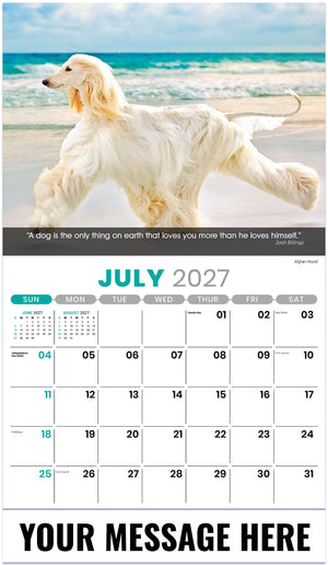Dogs: Man's Best Friends - 2027 Promotional Calendar