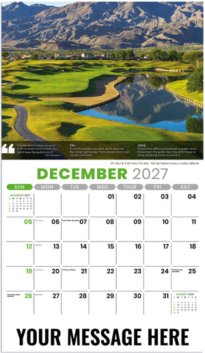 Golf Tips - 2027 Promotional Calendar