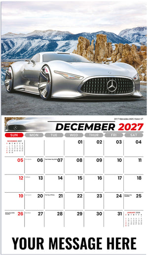 Exotic Cars - 2027 Promotional Calendar