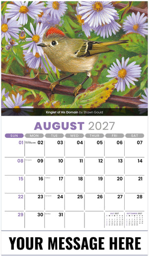 Garden Birds - 2027 Promotional Calendar