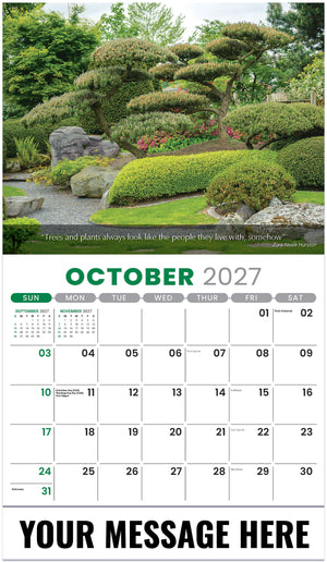 Flowers and Gardens - 2027 Promotional Calendar