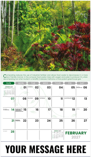 Go Green - 2027 Promotional Calendar