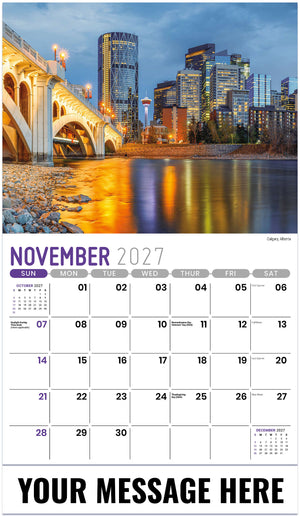 Scenes of Western Canada - 2027 Promotional Calendar