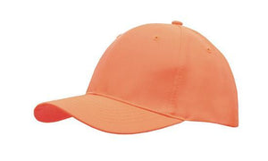 6 Panel Budget Cap - Custom Embroidered - Safety Orange