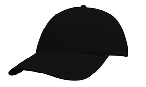 6 Panel BHC Childs Baseball Cap - Custom Embroidered - Black