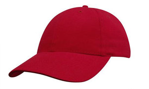 6 Panel BHC Childs Baseball Cap - Custom Embroidered - Red