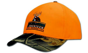 Luminescent Cap with Leaf Camouflage Peak - Camouflage