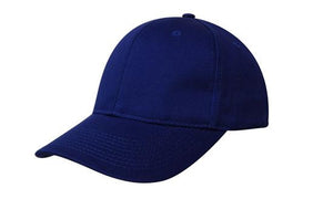 6 Panel Chino Twill Cap - Custom Embroidered - Royal