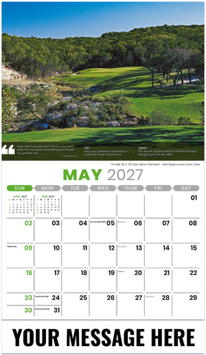 Golf Tips - 2027 Promotional Calendar