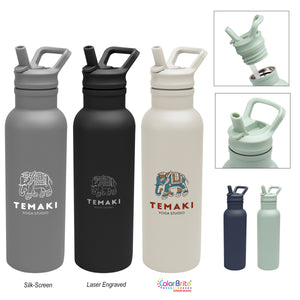 17 Oz. Hailey Stainless Steel Bottle - Sage