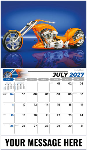 Motorcycle Mania - 2027 Promotional Calendar