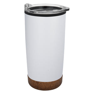 20 OZ. WELLINGTON STAINLESS STEEL TUMBLER - White