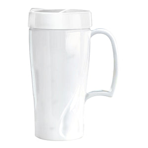 16 Oz. Arrondi™ Travel Mug - White