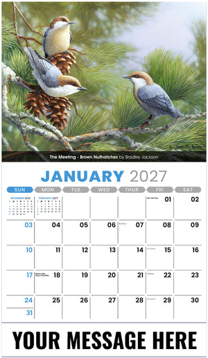 Garden Birds - 2027 Promotional Calendar