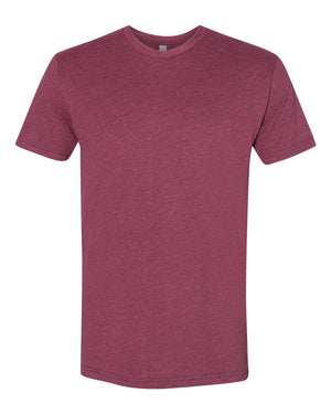 Next Level Men's Sueded Crew - Heather Maroon