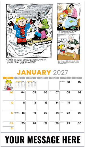Dennis The Menace - 2027 Promotional Calendar