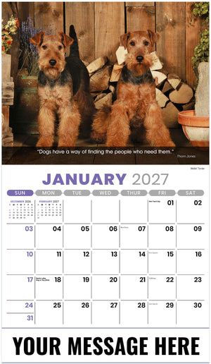 Dogs: Man's Best Friends - 2027 Promotional Calendar