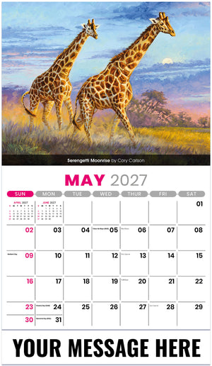 Wildlife Portraits - 2027 Promotional Calendar