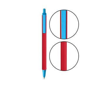Red BIC® Clic Stic® Pen - Red With Blue