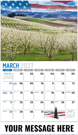 America The Beautiful - 2027 Promotional Calendar
