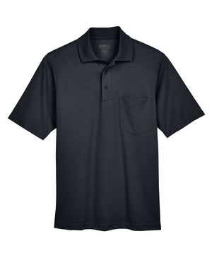 CORE365 Origin Performance Pique Polo with Pocket - Men's - Black