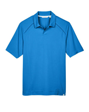 North End Men's Recycled Polyester Performance Piqué Polo - Light Nautical Blue