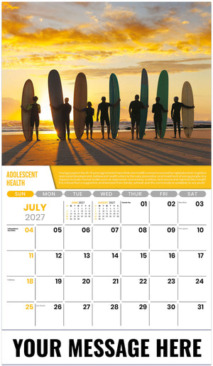 Health Tips - 2027 Promotional Calendar