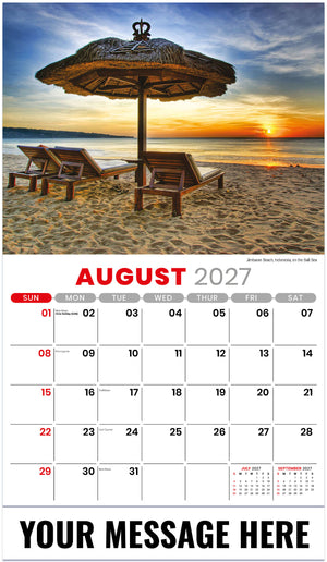 Sun, Sand & Surf - 2027 Promotional Calendar