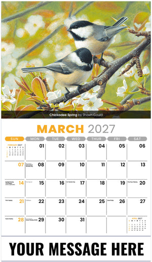 Garden Birds - 2027 Promotional Calendar