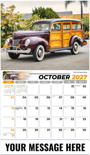 Classic Cars - 2027 Promotional Calendar